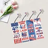 4Pcs Special Shaped Independence Day Diamond Painting Bookmark