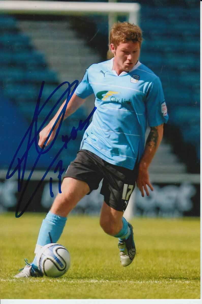 COVENTRY CITY HAND SIGNED ARON GUNNARSSON 6X4 Photo Poster painting 1.