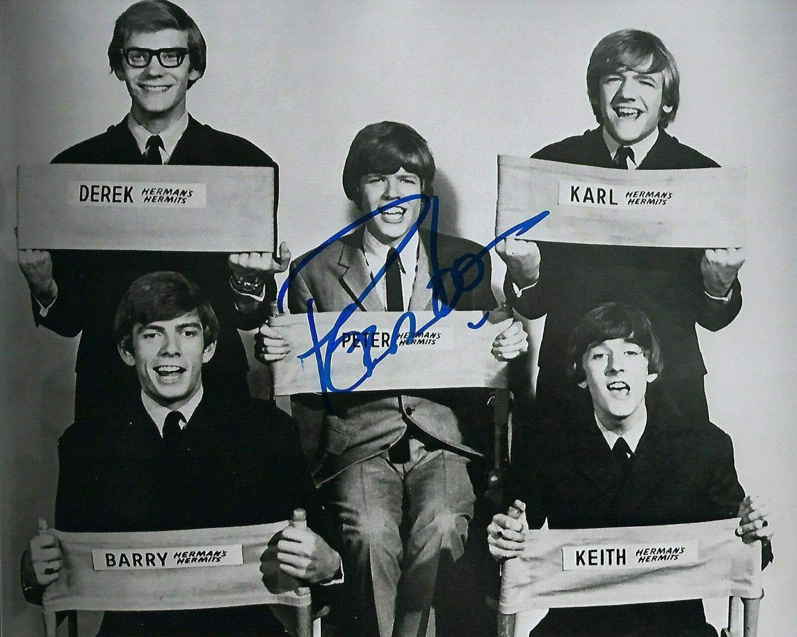 GFA Herman's Hermits Star * PETER NOONE * Signed 8x10 Photo Poster painting PN11 COA