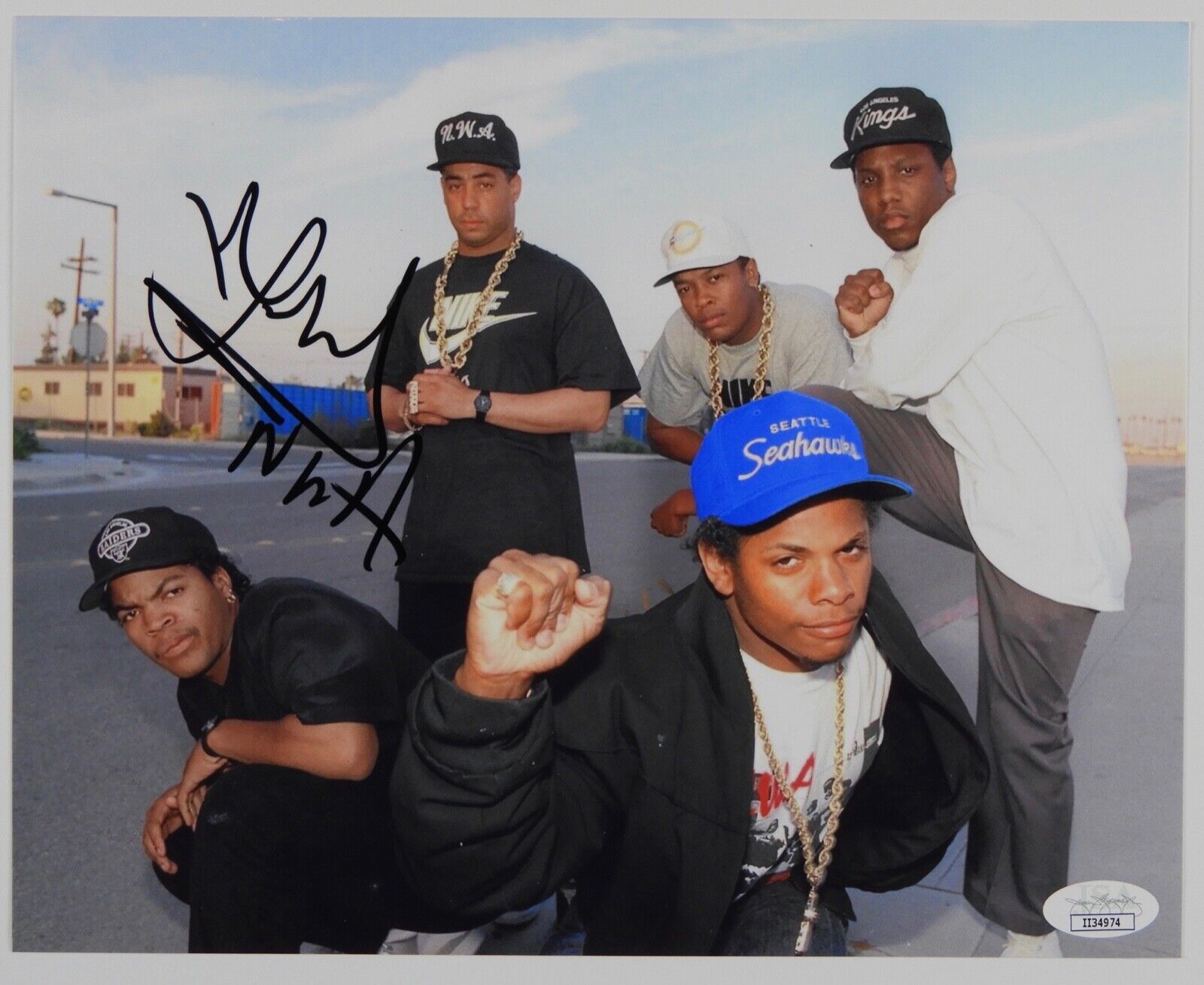 DJ Yella N.W.A. Autograph JSA 8 x 10 Signed Photo Poster painting