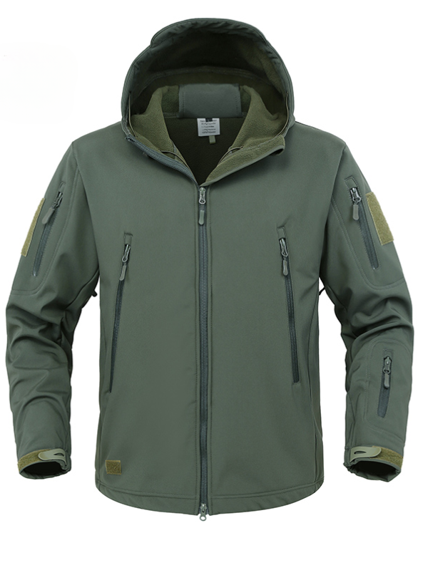 Men's Outdoors Military Tactical Windproof Waterproof Hooded Jacket