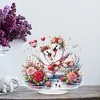 DIY Swan Acrylic Special Shape Diamond Painting Desktop Ornaments