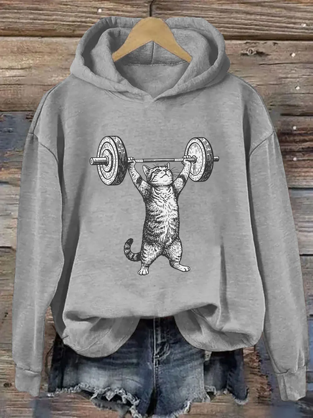 Funny Cat Gym Hoodie