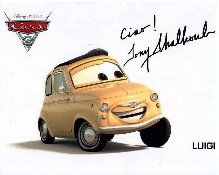 TONY SHALHOUB signed autographed DISNEY CARS LUIGI Photo Poster painting