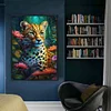 (Big Size)Leopard - 11CT Stamped Cross Stitch - 40*60cm - Animal