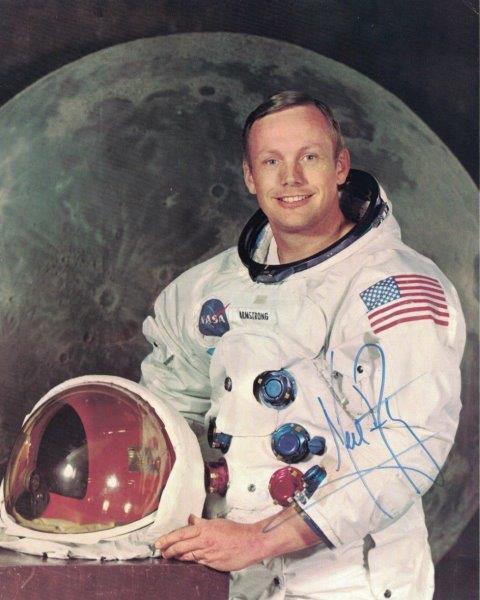 REPRINT - NEIL ARMSTRONG American Astronaut Signed 8 x 10 Photo Poster painting Poster