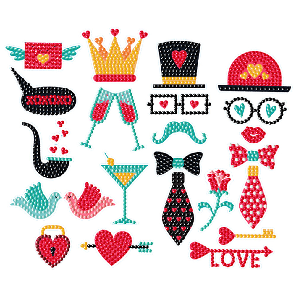 

2PCS Circus Decoration - 5D DIY Craft Sticker, 501 Original