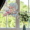 (US Local)Acrylic Special Shape Peacock 5D DIY Diamond Painting Dots Pendant for Window