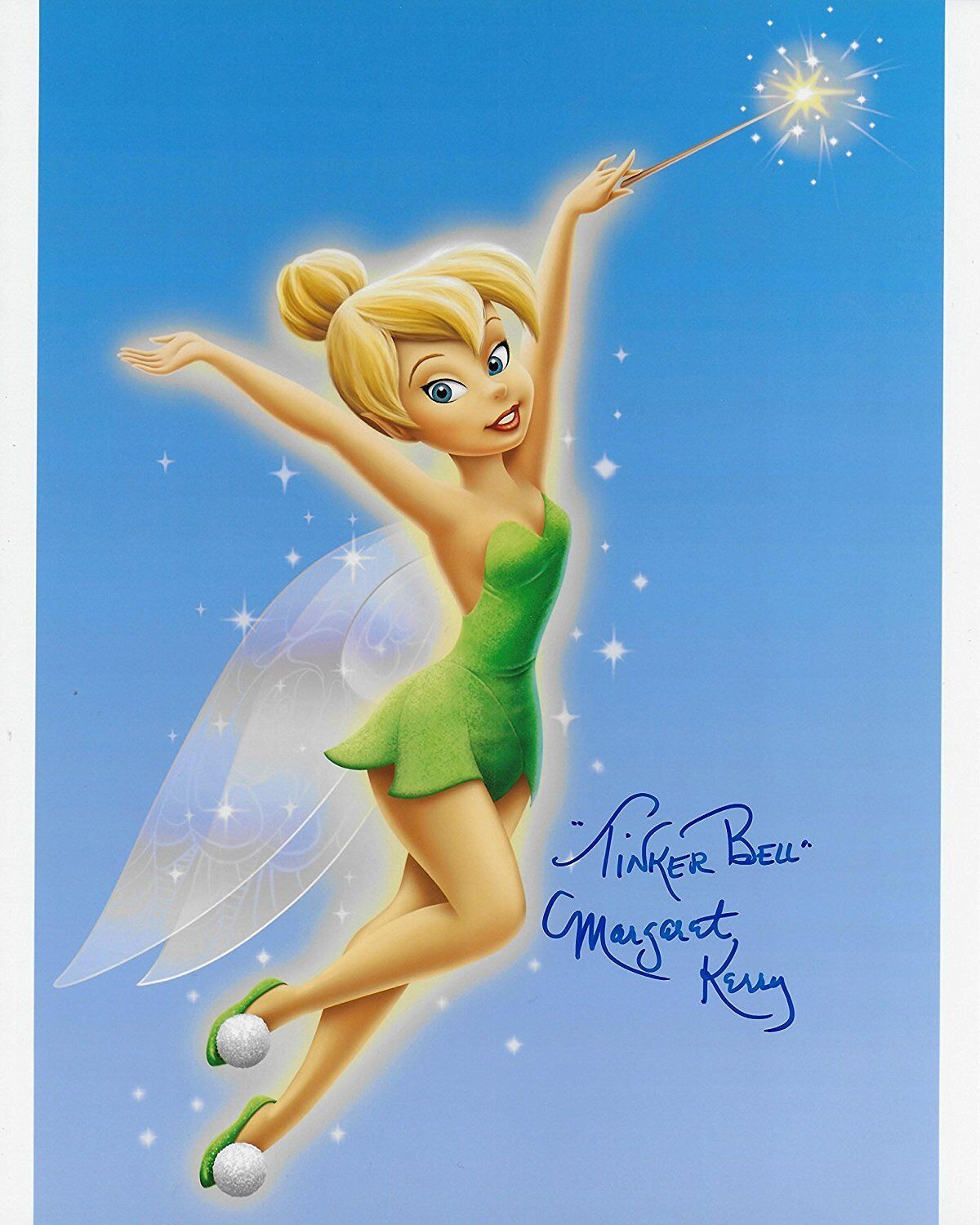 Margaret Kerry Tinkerbell from Disney Original Autographed 8X10 Photo Poster painting 7