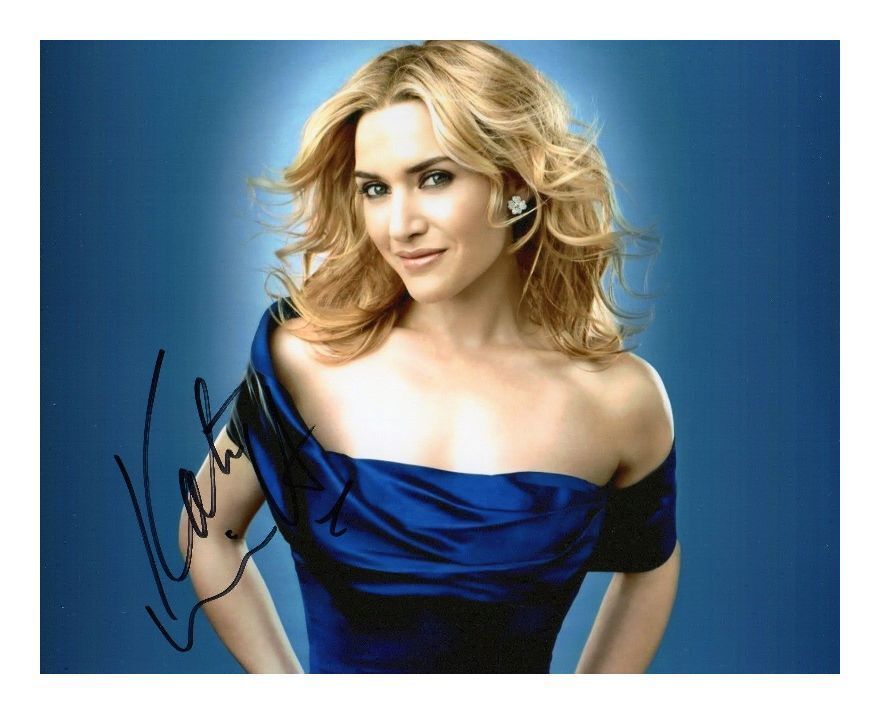 KATE WINSLET AUTOGRAPHED SIGNED A4 PP POSTER Photo Poster painting PRINT 12