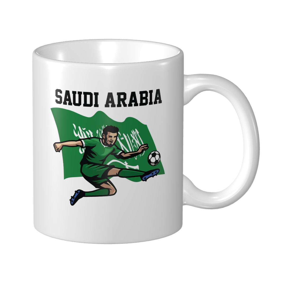 Saudi Arabia Soccer Player Mug