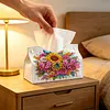 Diamond Painting PU Sunflower Mom Tissue Box Tissue Holder