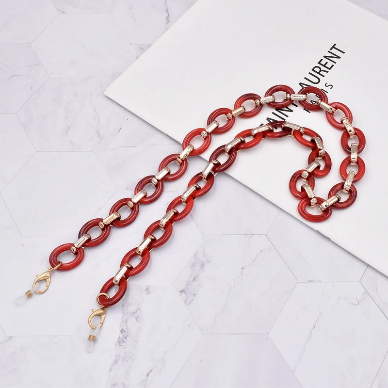 Retro Acrylic Anti-lost Glasses Chain Lanyard Jewelry