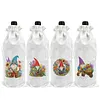 4 Pack DIY Rhinestone Drawstring Wine Gift Bags,  Diamond Painting Wine Decor Bag for Festival Gift Home Table Decor(Garden Gnome)