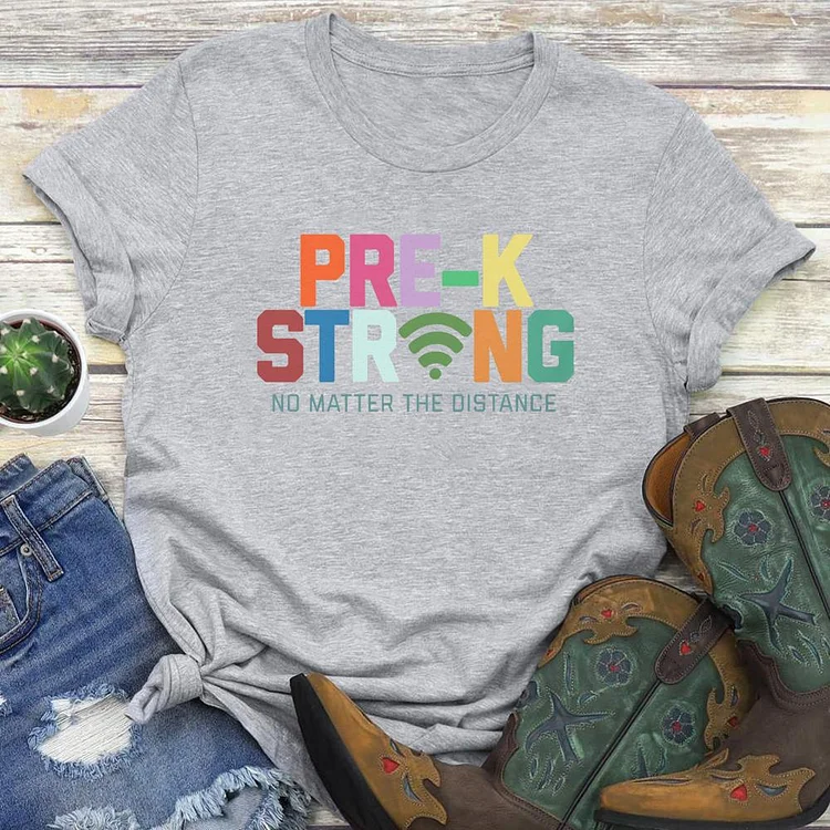 PreK Strong T-shirt Tee-03677-Annaletters