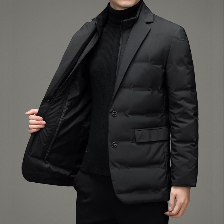 Spring & Fall Solid Color Windbreaker Men High Quality Business Coat Casual Comfort Top Slim Jacket main image 1