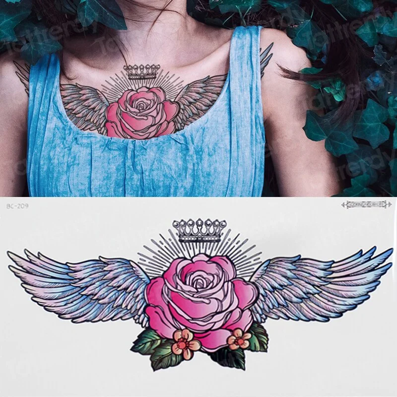 sternum temporary tattoo sticker under boob tattoo henna lace mandala tatoo fake large sexy breast tattoo decal arabic design