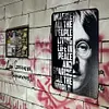 John Lennon - Panneaux en &eacute;tain m&eacute;tallique(20*30cm/30*40cm) - Musique