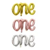 10PCS Baby Boy Girl 1 Years Old Birthday Aluminum Film One Piece Balloons Party Celebration Decors