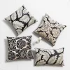Floral Jacquard Home Living Creative Cushion Pillow Cover