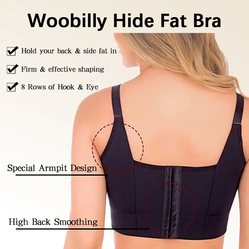 Deep Cup Bra Hide Back Fat With Shapewear Incorporated-Nude（Buy 1 Get 1 Free）