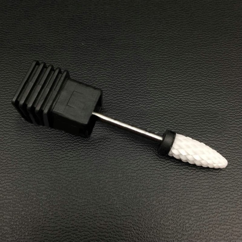 1pcs Ceramic Milling Cutter Nail Drill Bits Electric Manicure Drills Pedicure Mill Bits Machine Files Nail Art Tools Equipment