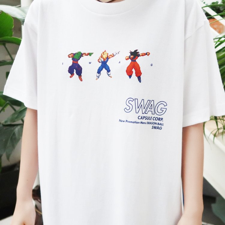 Pure Cotton Dragon Ball Pixel Style T-shirt weebmemes