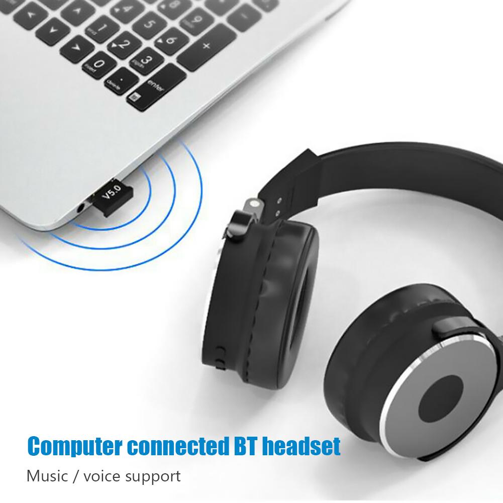 

CSR 4.0 USB Bluetooth 5.0 Adapter Dongle Music Audio Receiver Transmitter, 501 Original