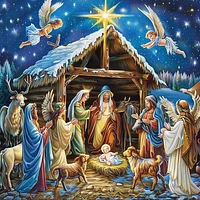 Birth of Jesus - Diamond Painting