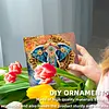 6pcs Diamond Painting Gemstone Animals Greeting Card Kits with Envelopes for Family Friend Gifts