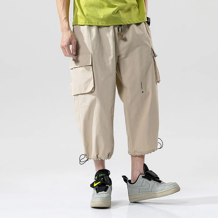 Men's Spring plus Size Retro Sports Loose Trousers Casual Pants Men Cargo Pant
