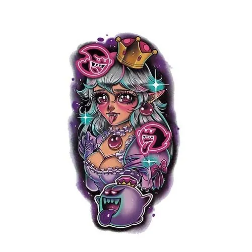 The Little Prince and the Fox Sexy Cute Rabbit Girl Mask Chica Waterproof Durable Female Male Cute Cartoon Anime Tattoo stickers