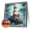 Diamond Painting-DIY Full Round Drill Lighthouse