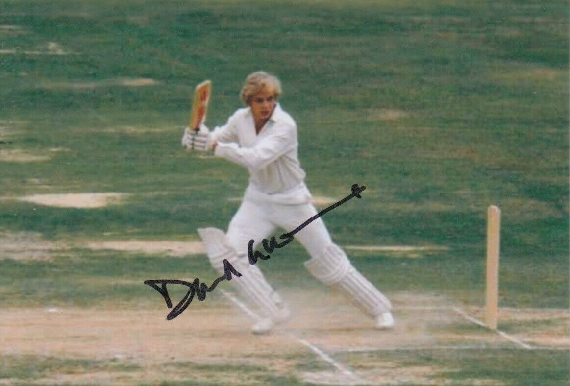 DAVID GOWER HAND SIGNED 6X4 Photo Poster painting ENGLAND CRICKET AUTOGRAPH 4