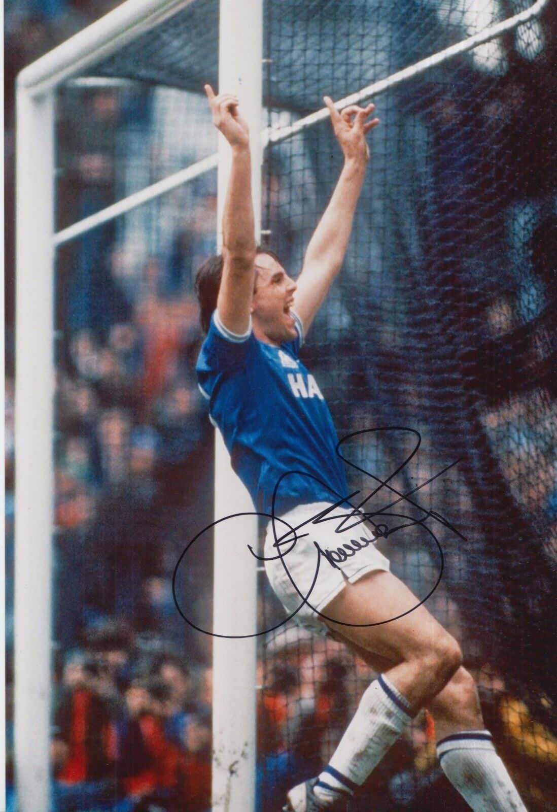 Graeme Sharp Hand Signed Everton 12x8 Photo Poster painting.