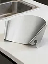 Pour Shield Stainless Steel Food Processor Attachment Safety Shield for Kitchen Aid Stand Mixers and Dishwasher Safe