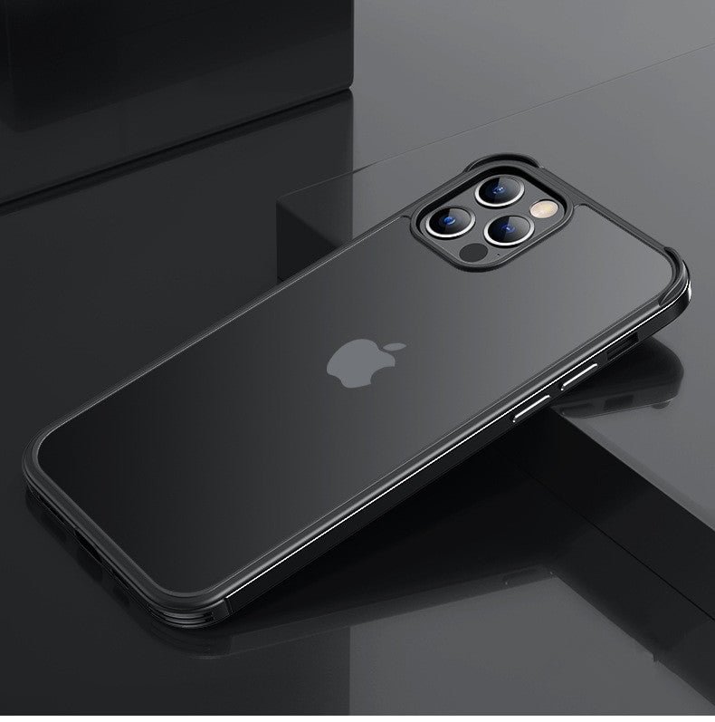 iPhone 12 Metal Frame Matte Phone Case