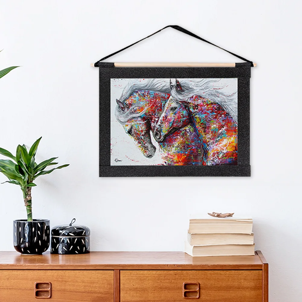 DIY Diamond Painting Wall Hanging Decor Poster Photo Frame Accessory (53cm)