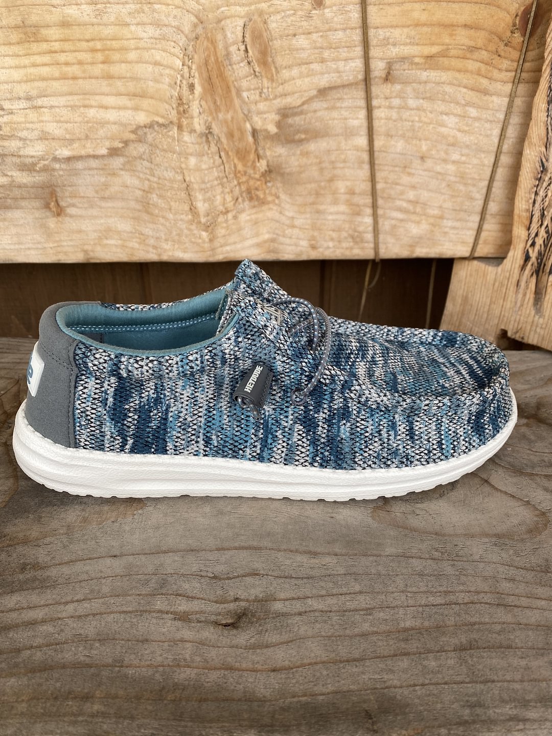 hey dude wally wool camo grey