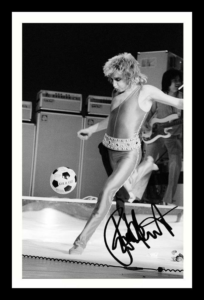 Rod Stewart Autograph Signed & Framed Photo Poster painting 8