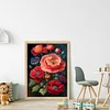 Poppy Flower - 11CT Stamped Cross Stitch 40*55cm/15.75*21.65in