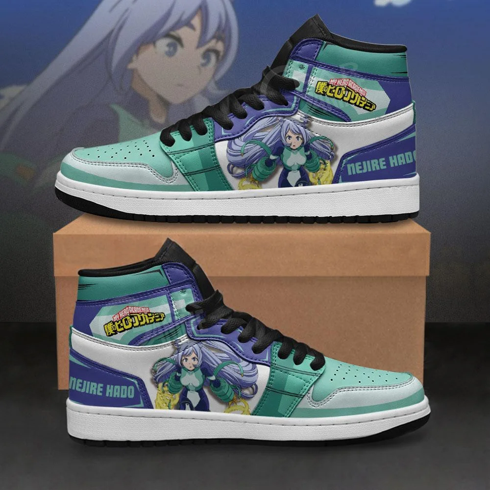 Kingofallstore - BNHA Nejire Hado Sneakers Custom My Hero Academia Anime Shoes