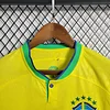 2022 Long Sleeve Brazil Home Football Shirt 1:1 Thai Quality