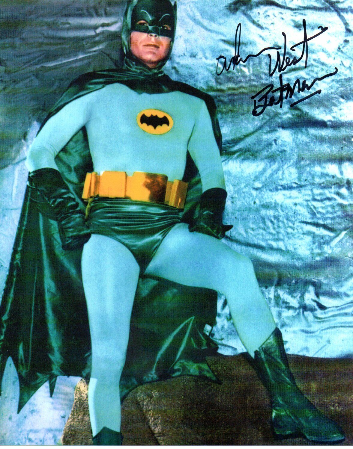 Adam West Batman Signed 10-8 Photo Poster painting