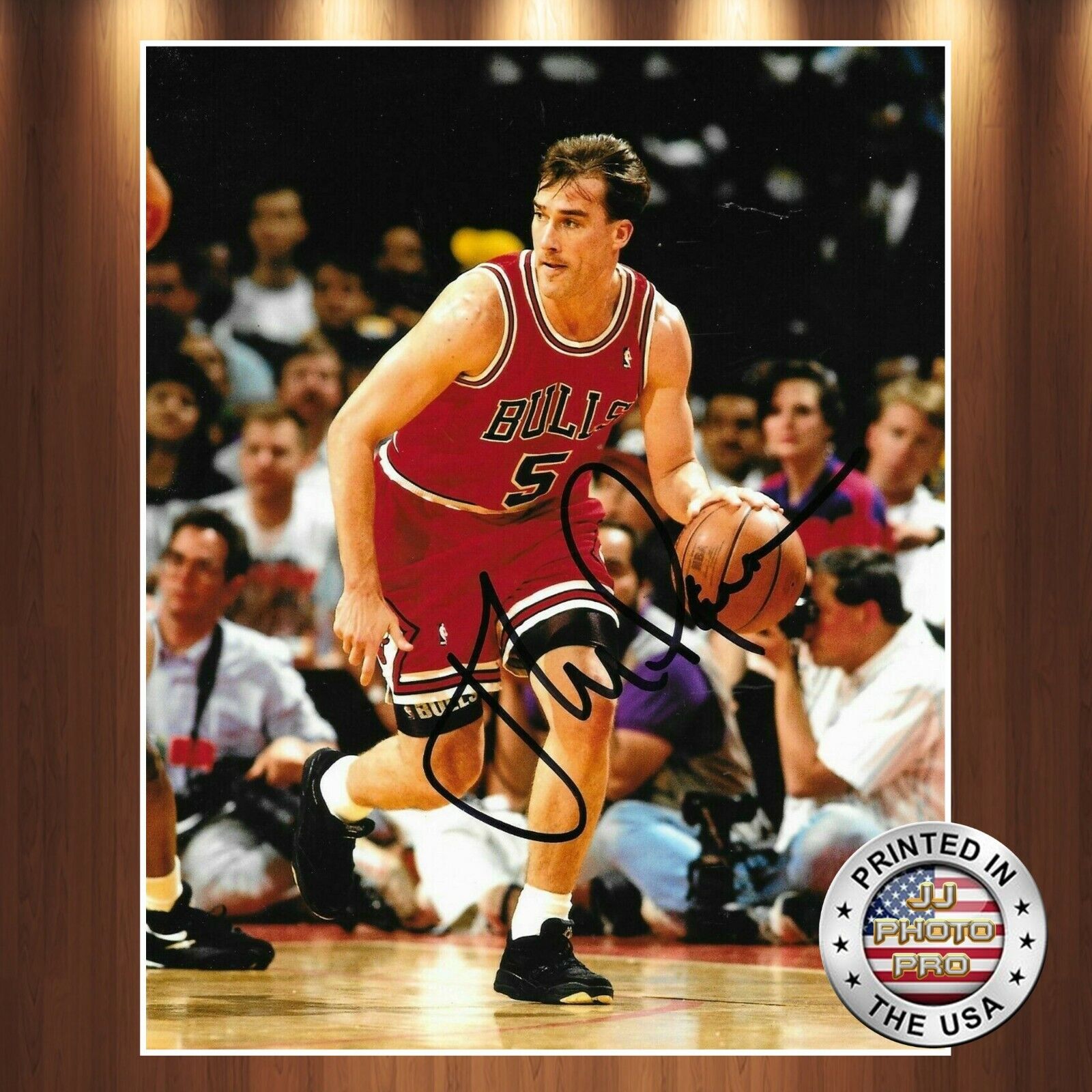 John Paxson Autographed Signed 8x10 Photo Poster painting (Bulls) REPRINT