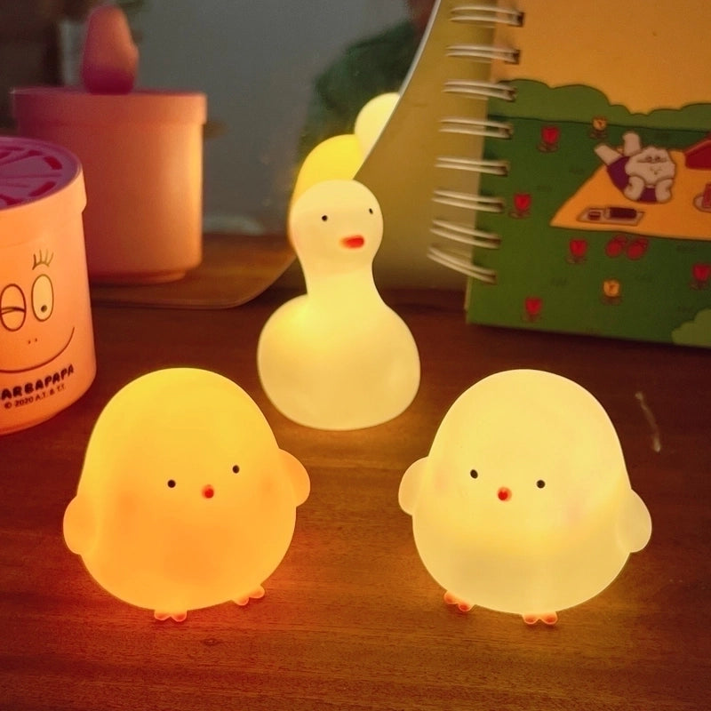 Cute Bear Pig Duck Vinyl Indoor Night Lights 1 Piece