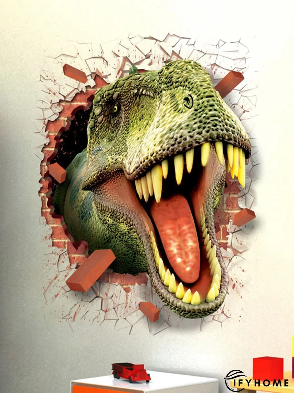 3D Creative Dinosaur Decorative Sticker Bedroom Wall Sticker | IFYHOME