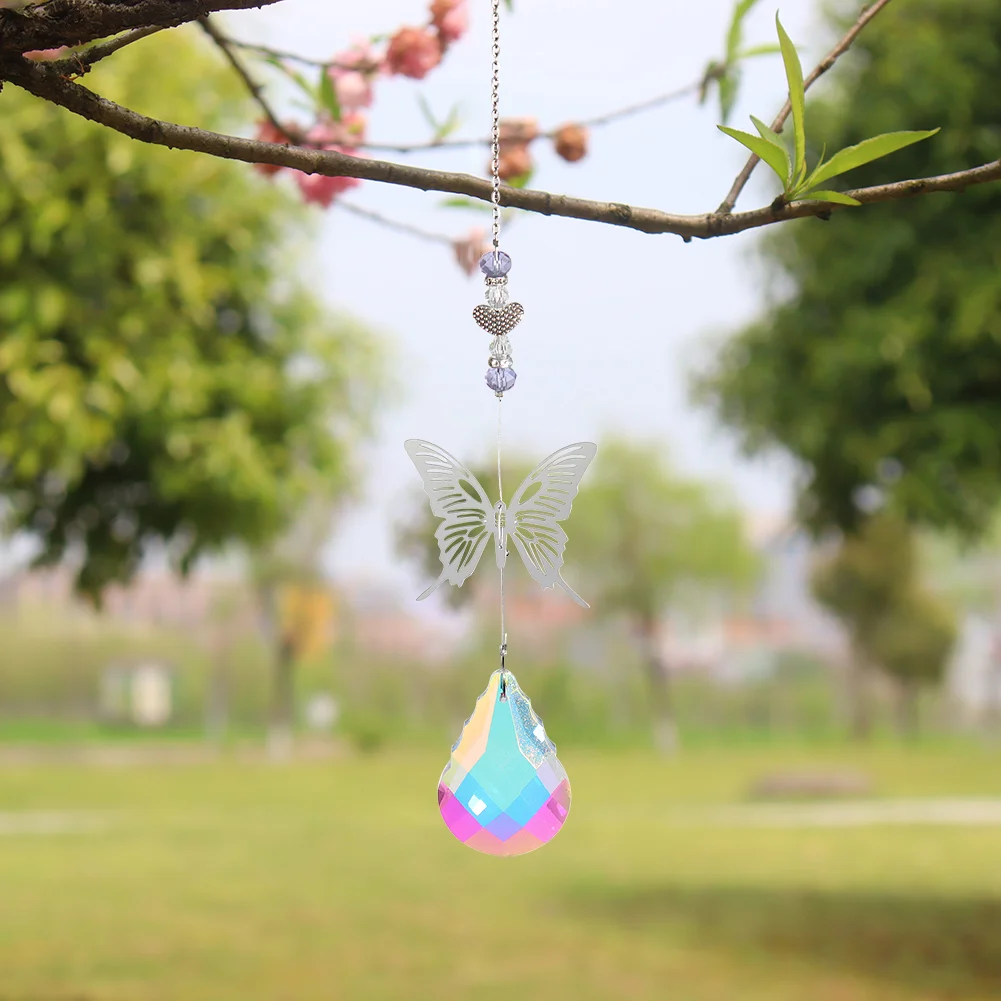 Crystal Windchimes Sunlight Catching Hanging Pendant Light Catcher Jewelry