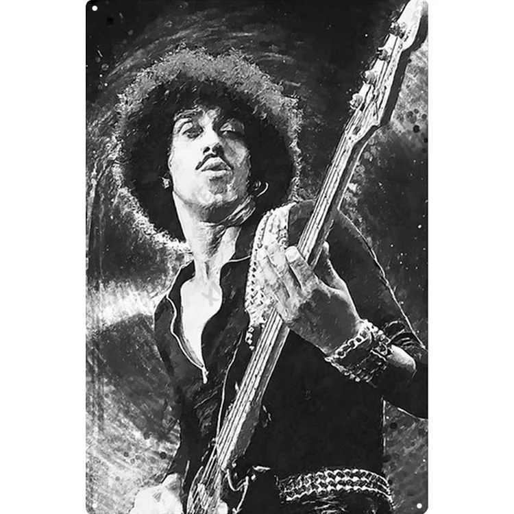 Phil Lynott From Thin Lizzy - Vintage Tin Signs/Wooden Signs - 8*12Inch/12*16Inch