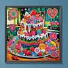 Cakes Desserts - Crystal Rhinestone Diamond Painting